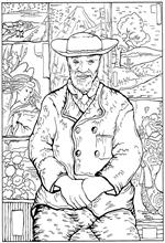 coloring page Père Tanguy 1887